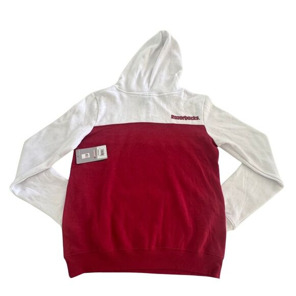 Colosseum NWT Arkansas Razorbacks Aidan Lightweight Half-Zip Hoodie Size M - Picture 4 of 6